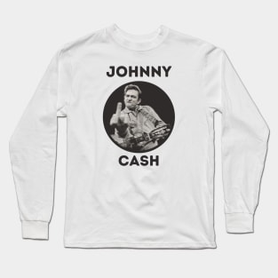 johnny cash || dark Long Sleeve T-Shirt